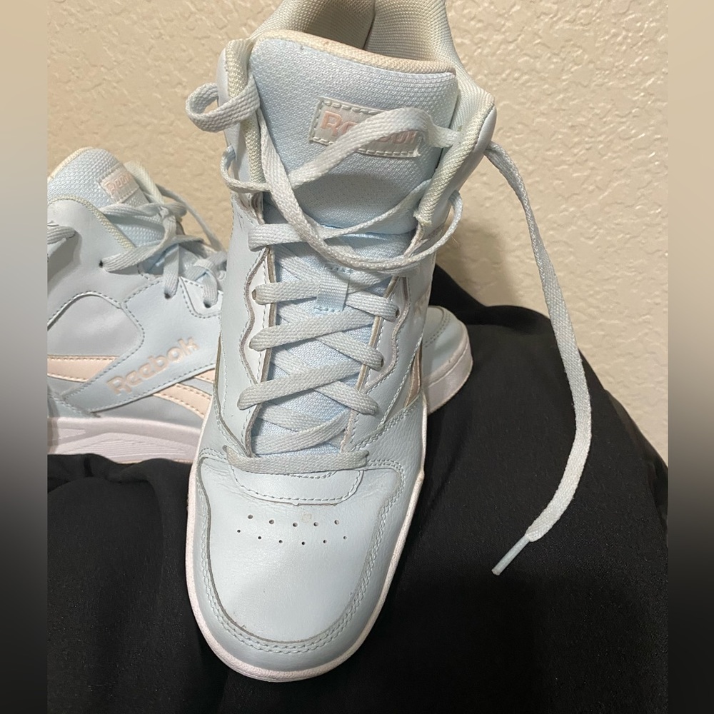 Reeboks, rare royal high tops, baby blue Tennies